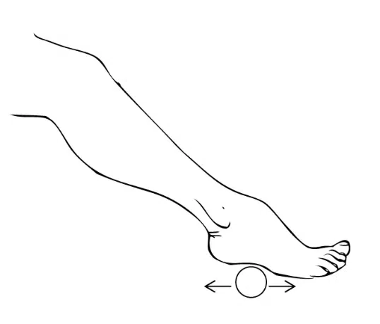 iced water bottle massage